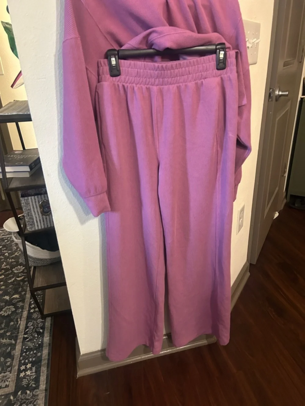 90 Degree By Reflex Lavender Purple Two-Piece Lounge Pajama Set